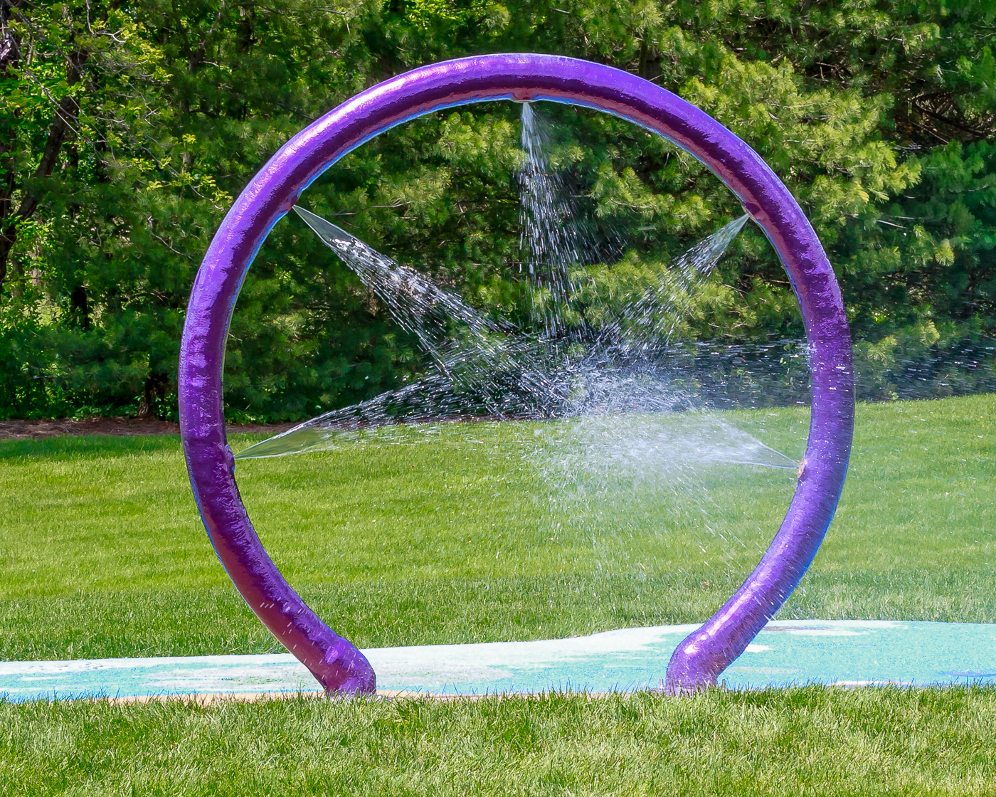 My Splash Pad Hoop Water Play Features