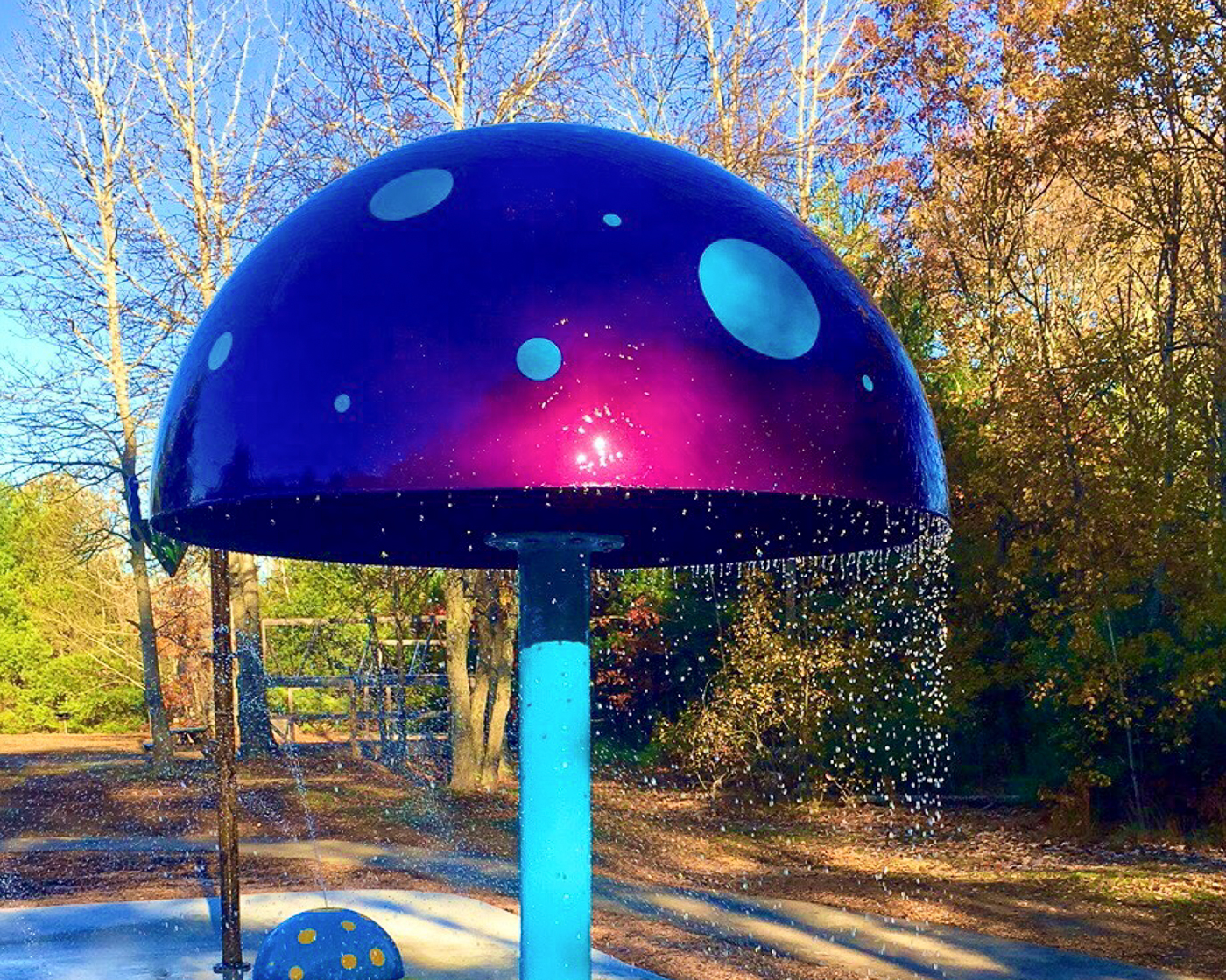 My Splash Pad Large Mushroom Water Play Features