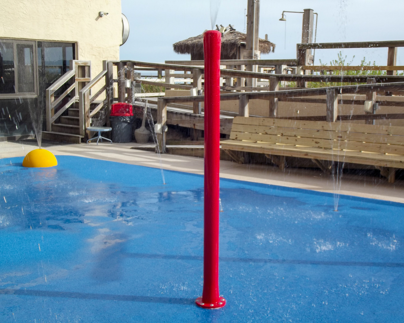 My Splash Pad Tall Rain Stick Water Play Features