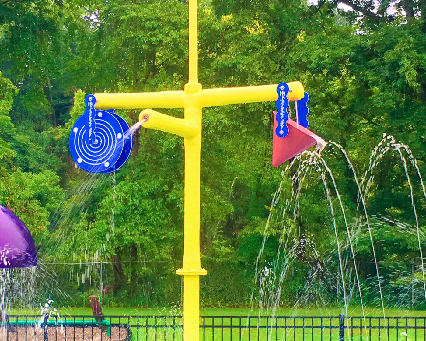 My Splash Pad Triple Fun Water Play Features