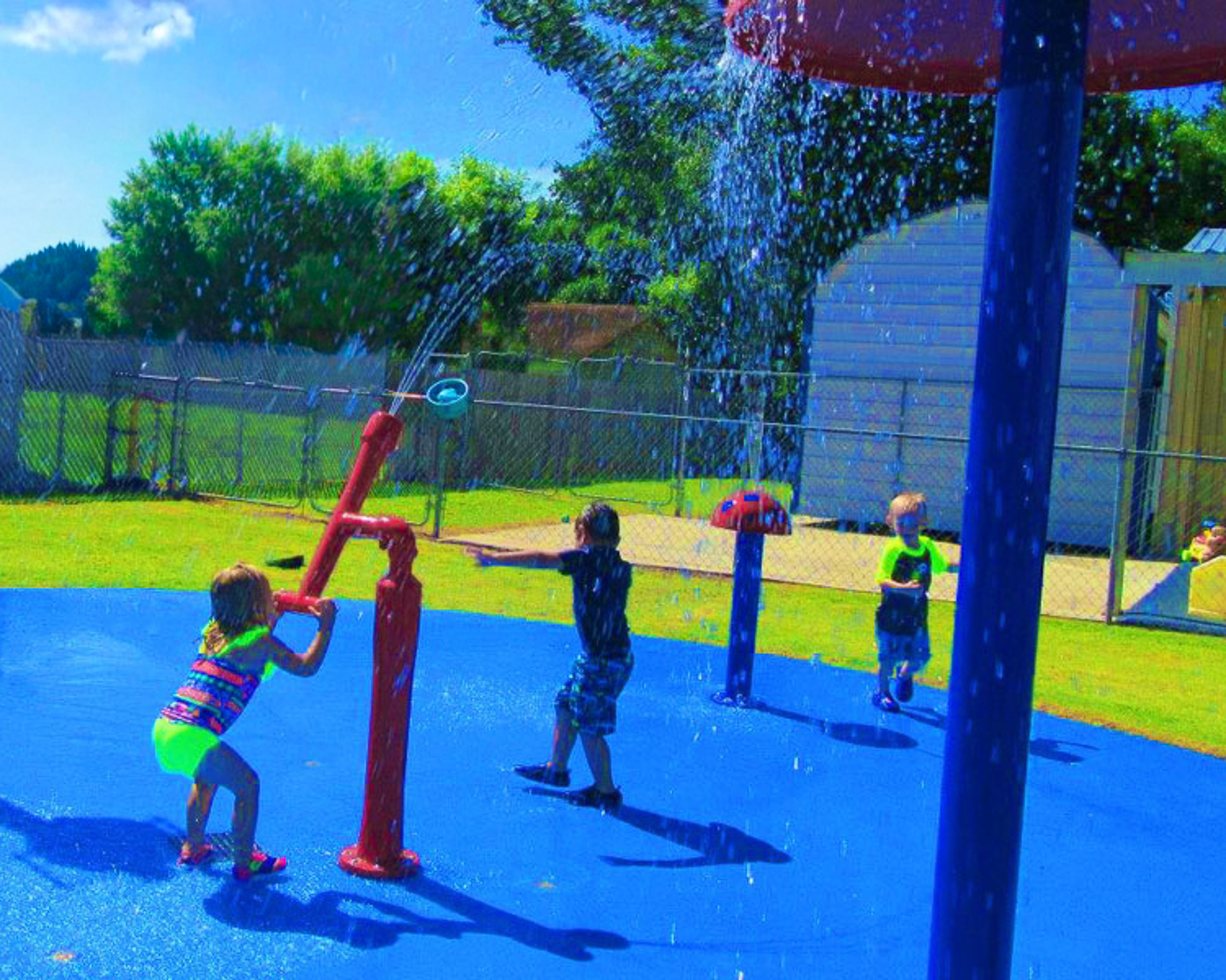 My Splash Pad Water Cannon Water Play Features