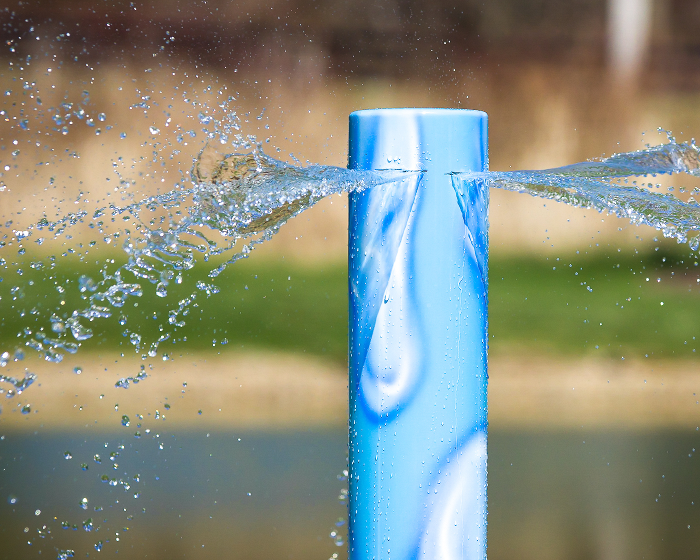 My Splash Pad Water Palm Tree Water Play Features