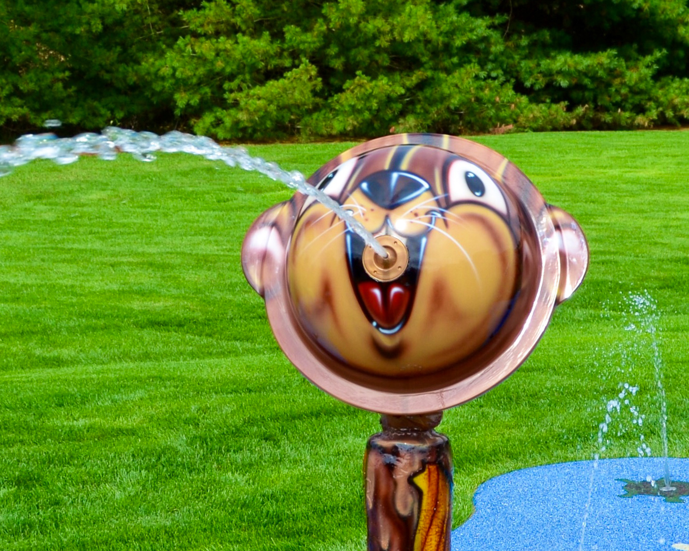 My Splash Pad Single-Axis Water Cannon Water Play Features