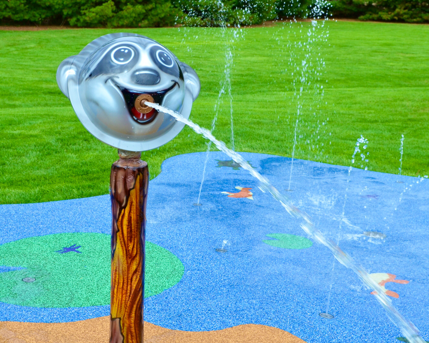 My Splash Pad Single-Axis Water Cannon Water Play Features