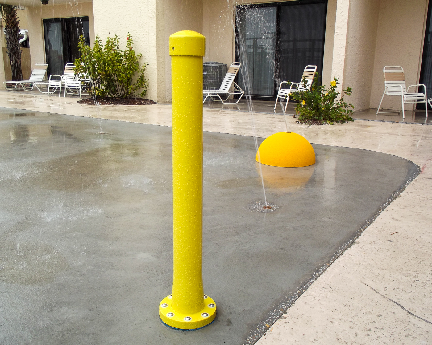 My Splash Pad Bollard Activator Water Play Features