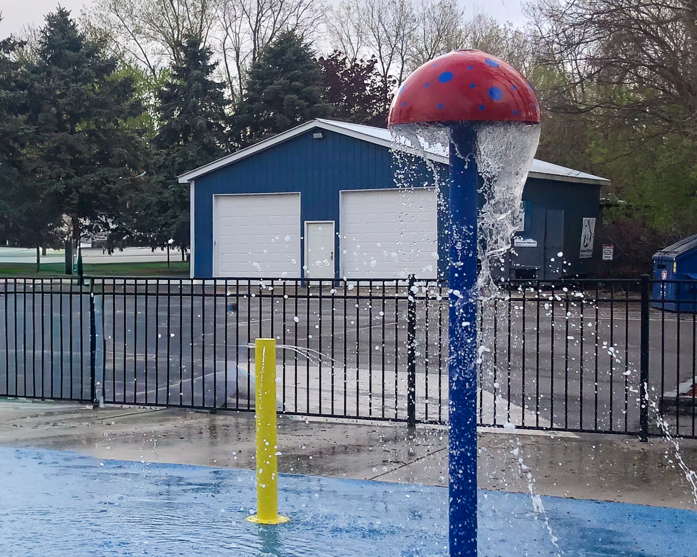 My Splash Pad Standard Mushroom Water Play Features
