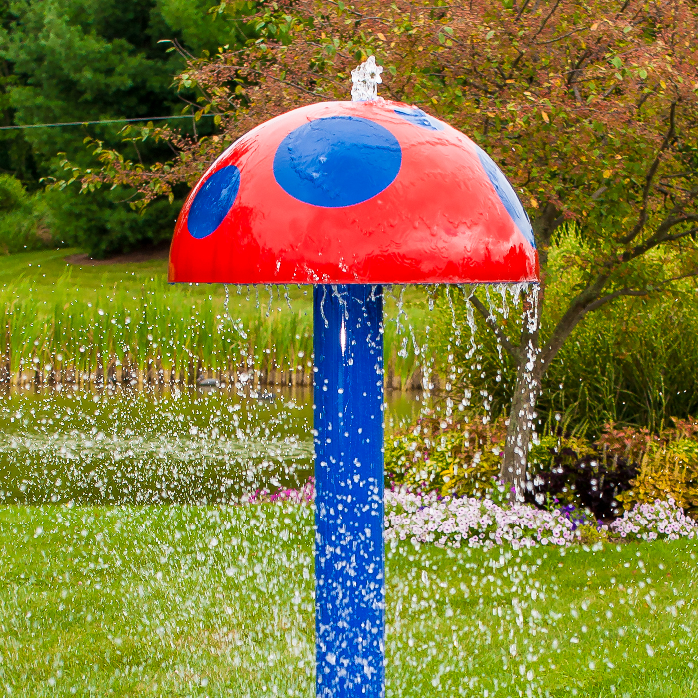 My Splash Pad Standard Mushroom Water Play Features
